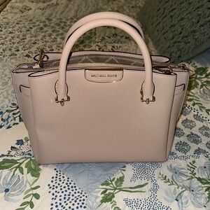 Michael Kors baby pink crossbody bag